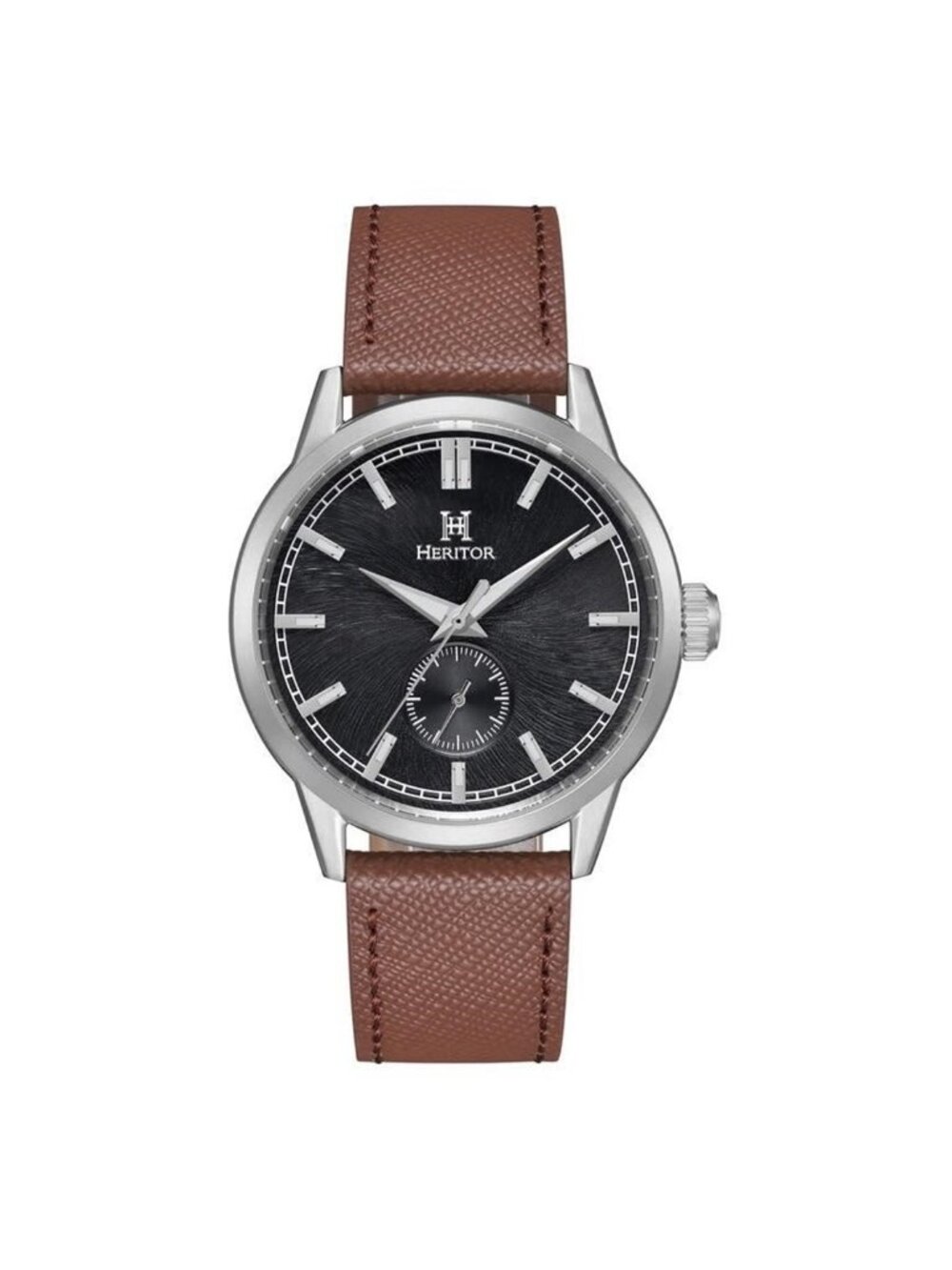 NWT Heritor Argento Automatic Black Dial Men's Watch
